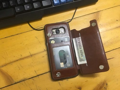 Customer photo review of Luxury Shockproof Armor Leather Wallet Magnet Flip Case For Samsung Note 10 pro S10 plus S10 lite S10 Note 9 8 S9 S8 Plus