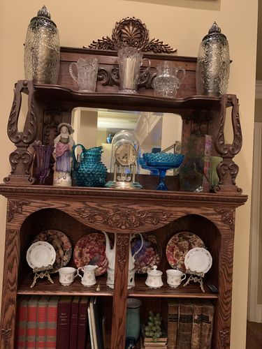 Customer photo review of Queen Set Glass Compote - 2 Color Options