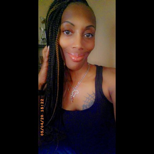 Customer photo review of Little Ankh Gold Necklace