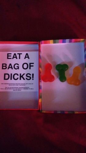Customer photo review of Bag of Dicks - sent anonymously