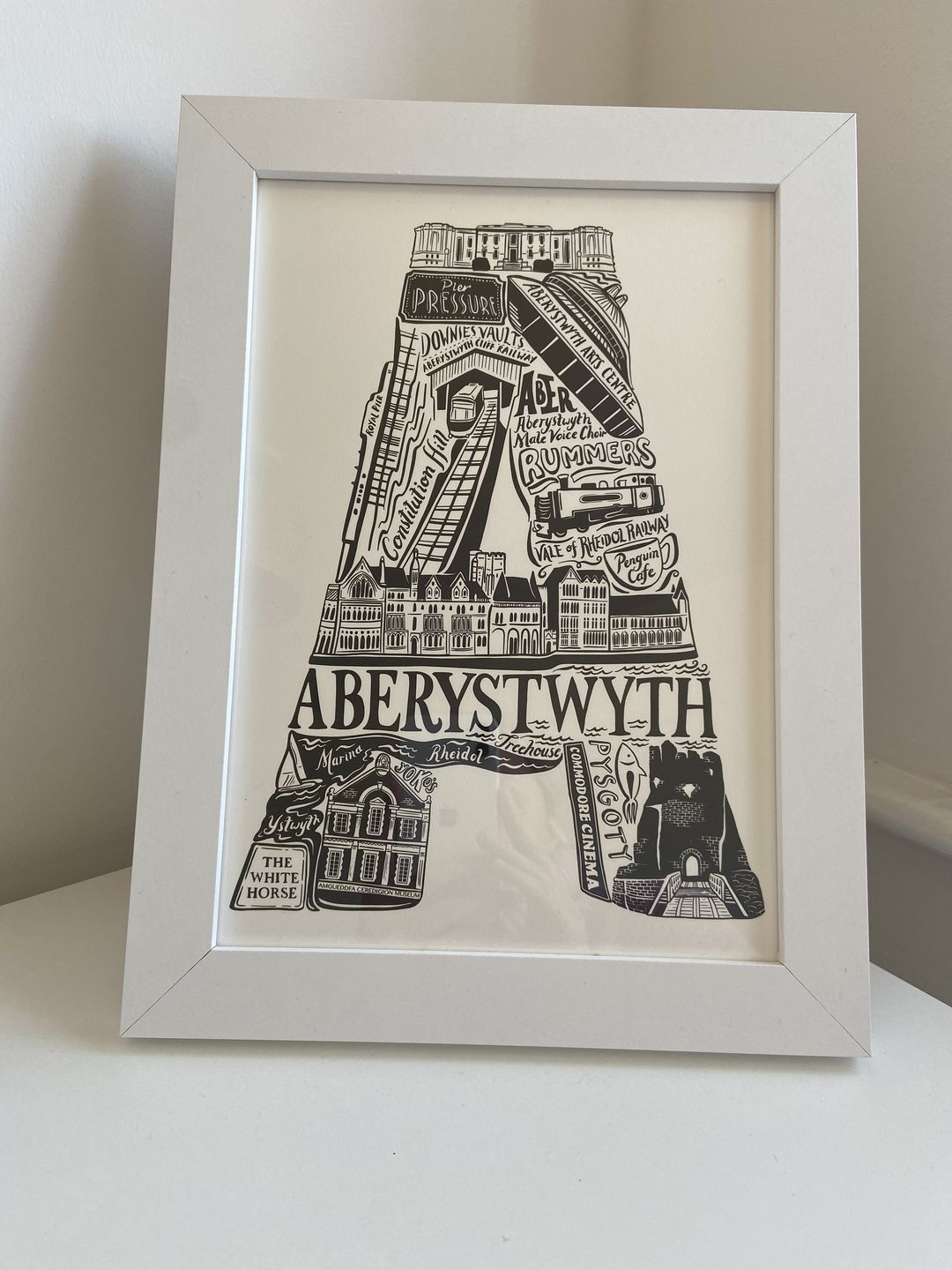 Customer photo review of Aberystwyth Print