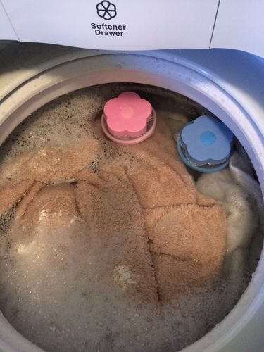 Customer photo review of Laundry Pet Hair Catcher