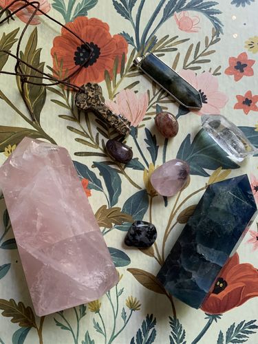 Customer photo review of Amazonite Palmstone