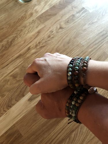 Customer photo review of Colourful Love - Pärchenarmband