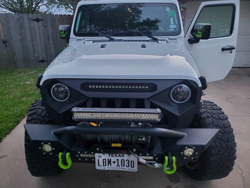 Customer photo review of Demon Grille w/ LED Off-Road Lights(18-20 Jeep Wrangler JL & Gladiator)