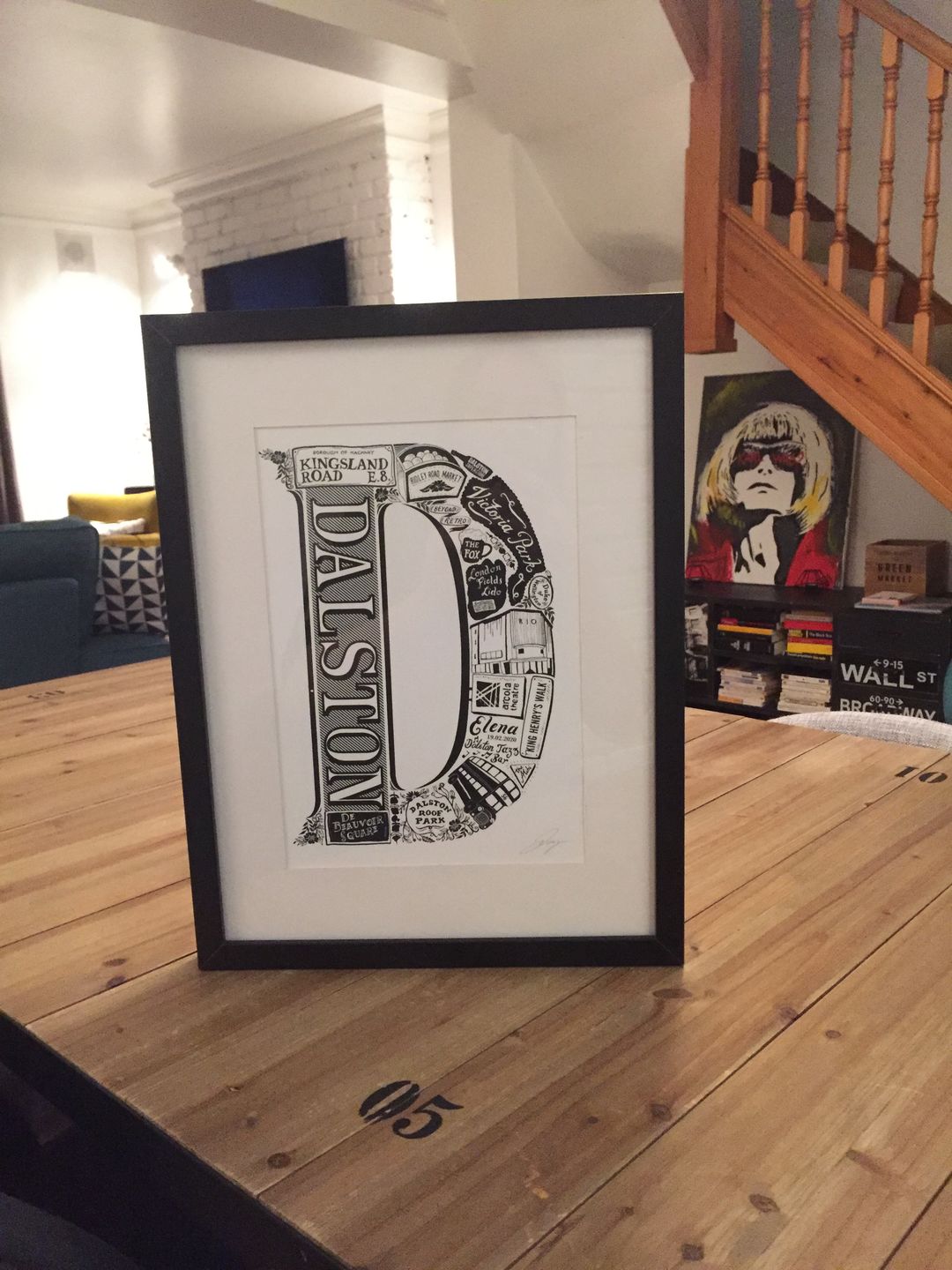 Customer photo review of Personalised Graduation Print