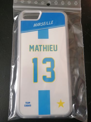 Customer photo review of Coque foot MARSEILLE OM - flocage 100% personnalisable - iPhone smartphone