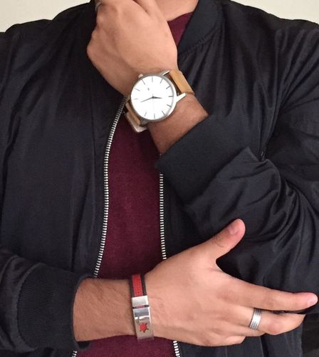 Customer photo review of MOVT SILVER-BROWN