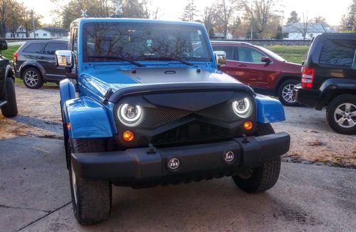 Customer photo review of Hawke Grille - Matte Black (07-18 Jeep Wrangler JK)
