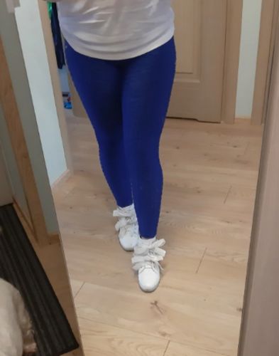 Customer photo review of GYMKARTEL® ANTI-CELLULITE AND PUSH UP LEGGINGS - BLUE