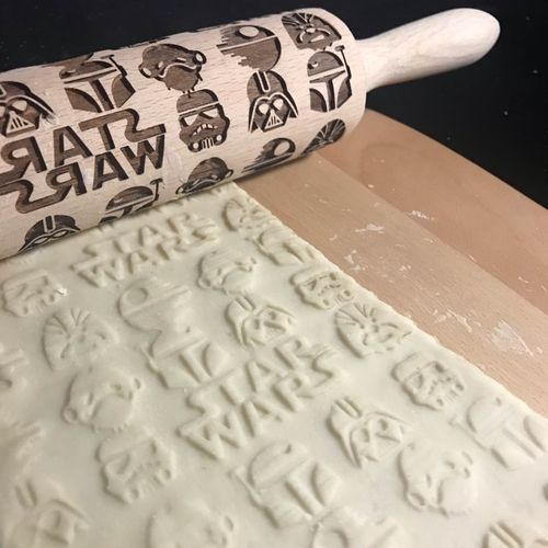 Customer photo review of Star wars Embossed Rolling Pin