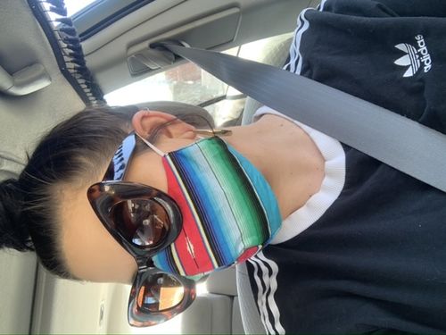 Customer photo review of Zarape Mask