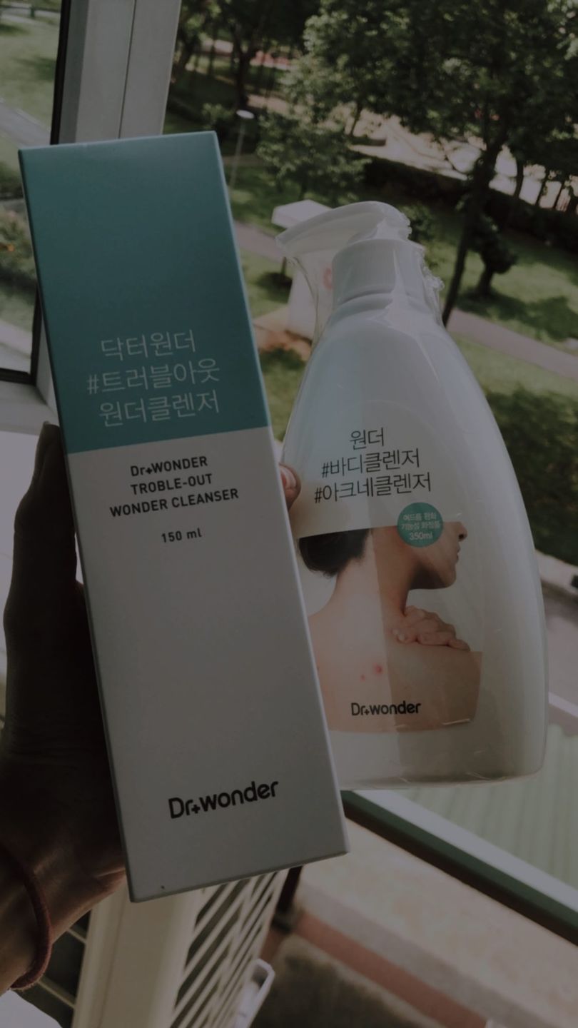 Customer photo review of Dr. wonder Acne Cleanser