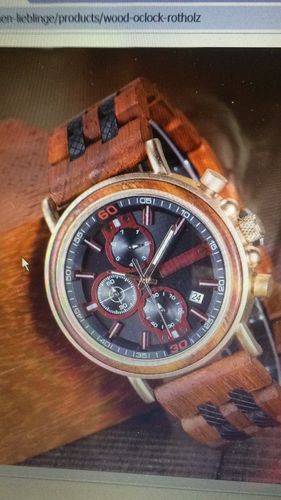 Customer photo review of Wood o'clock - Rotholz
