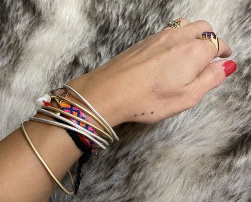 Customer photo review of MULTI BANGLE SET - GOLD