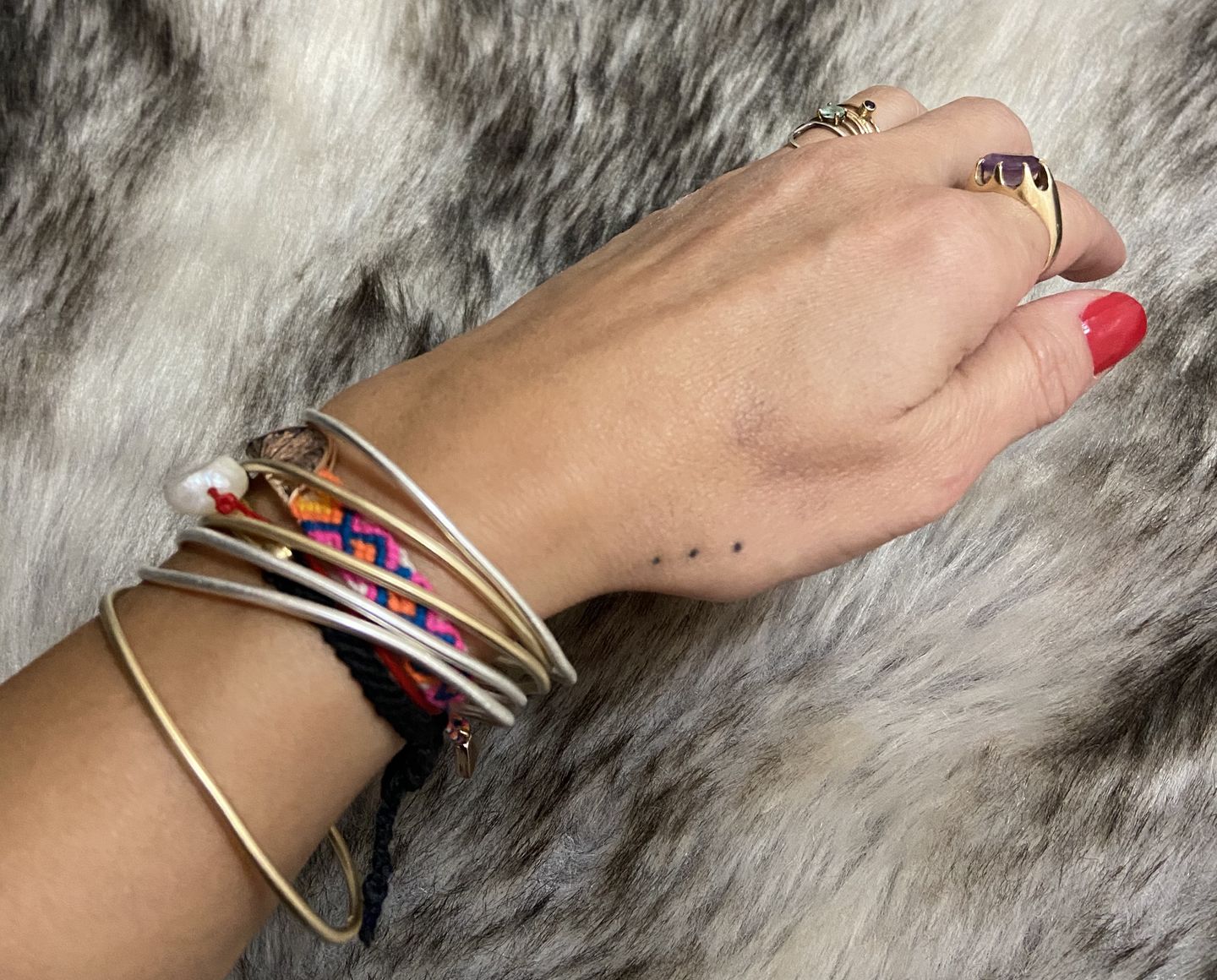 Customer photo review of MULTI BANGLE SET - GOLD