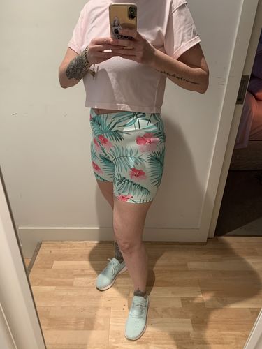 Customer photo review of Tropical Green Booty Short
