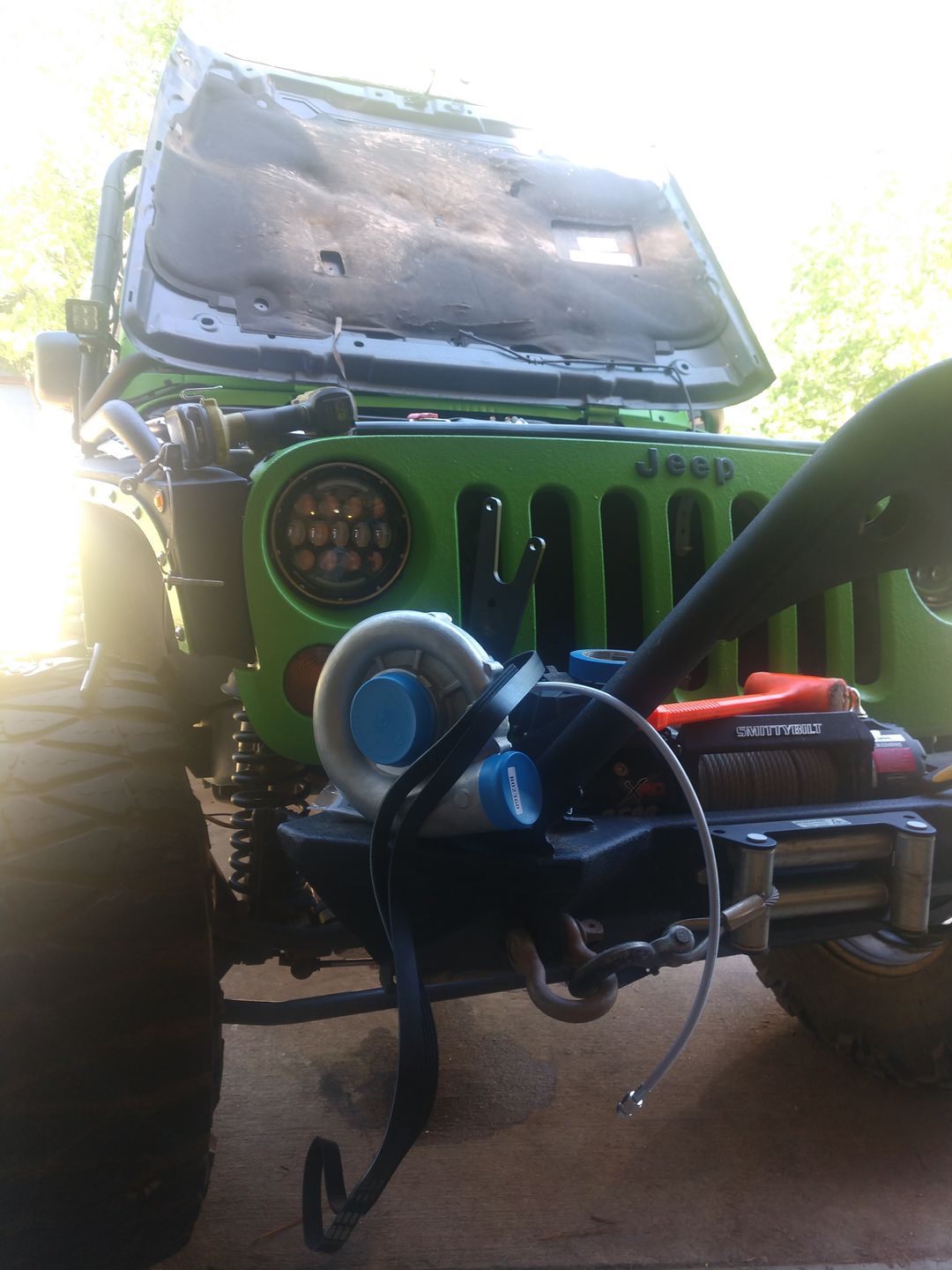 Customer photo review of 2007 - 2011 Jeep Wrangler Supercharger System