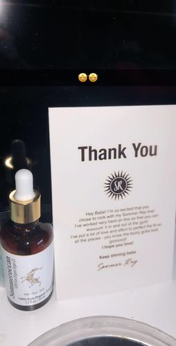 Customer photo review of Sommeroccan - 100% Pure Organic Argan Oil (50ml)