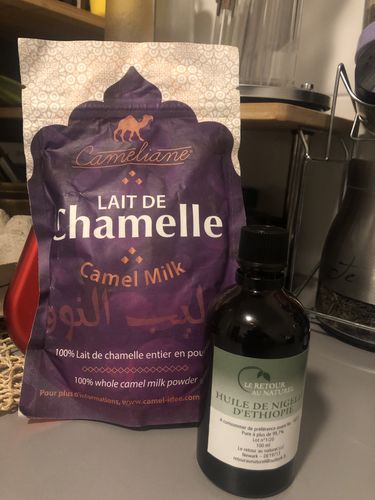 Customer photo review of LAIT DE CHAMELLE EN POUDRE 100 g