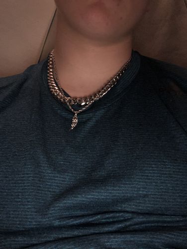 Customer photo review of Cuban (Silver) 12mm