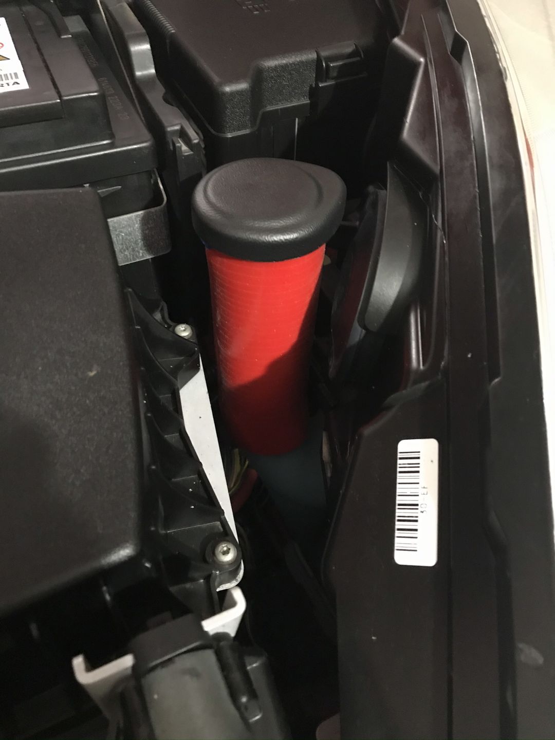 Customer photo review of Washer Bottle Filler Neck Sleeve - Mk7/7.5  Fiesta inc ST180