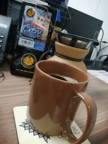 Customer photo review of Promoción de bienvenida.  Compra un café saborizado y obtén un cafe americano de 85 gramos ¡GRATIS!