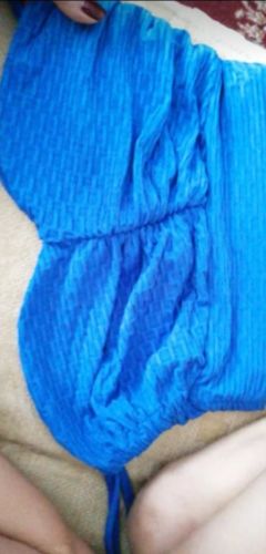 Customer photo review of GYMKARTEL® ANTI-CELLULITE AND PUSH UP SHORTS - BLUE