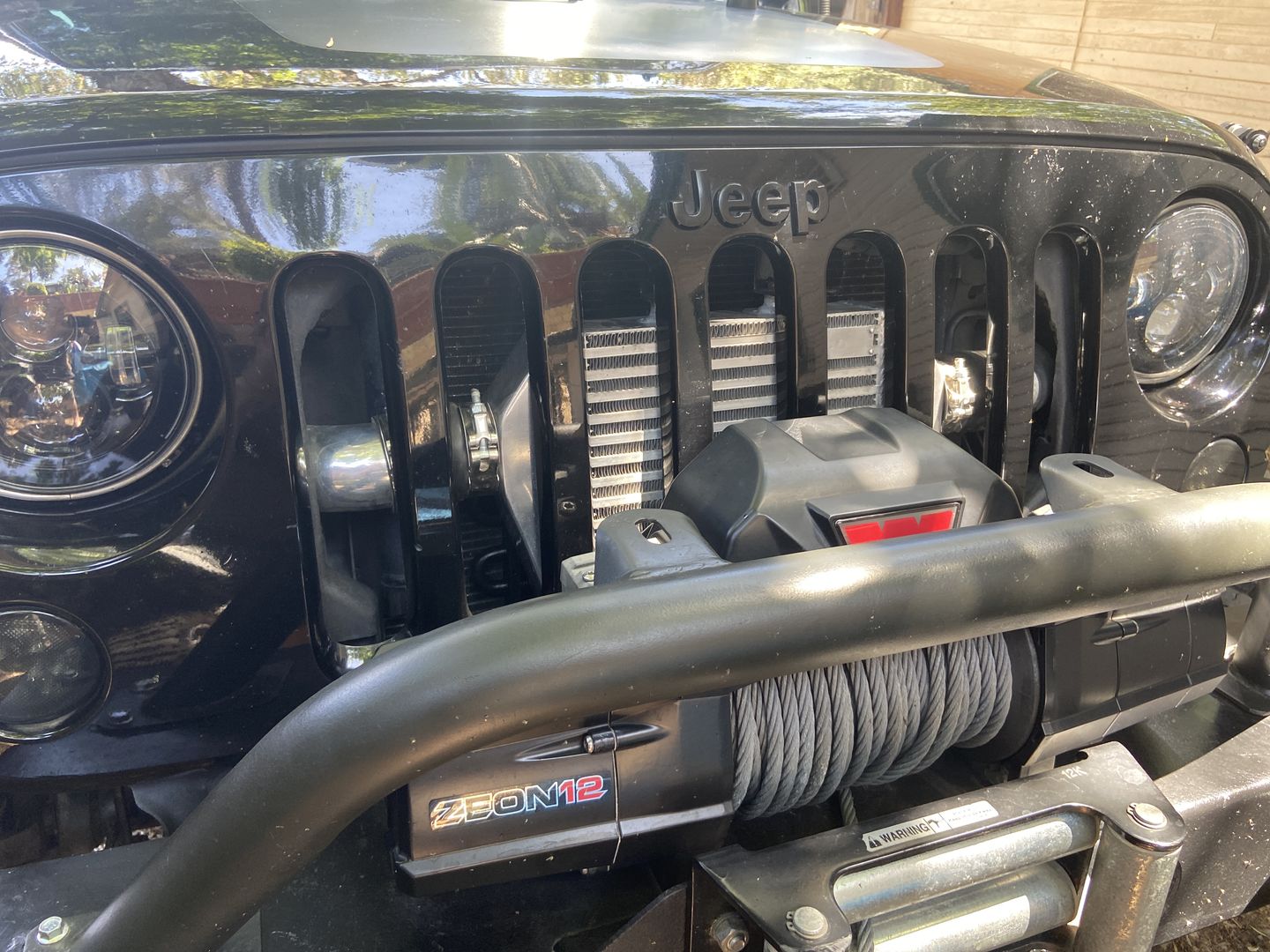 Customer photo review of 2007-2018 Jeep Wrangler Automatic Transmission Cooler for use With or W/O Supercharger