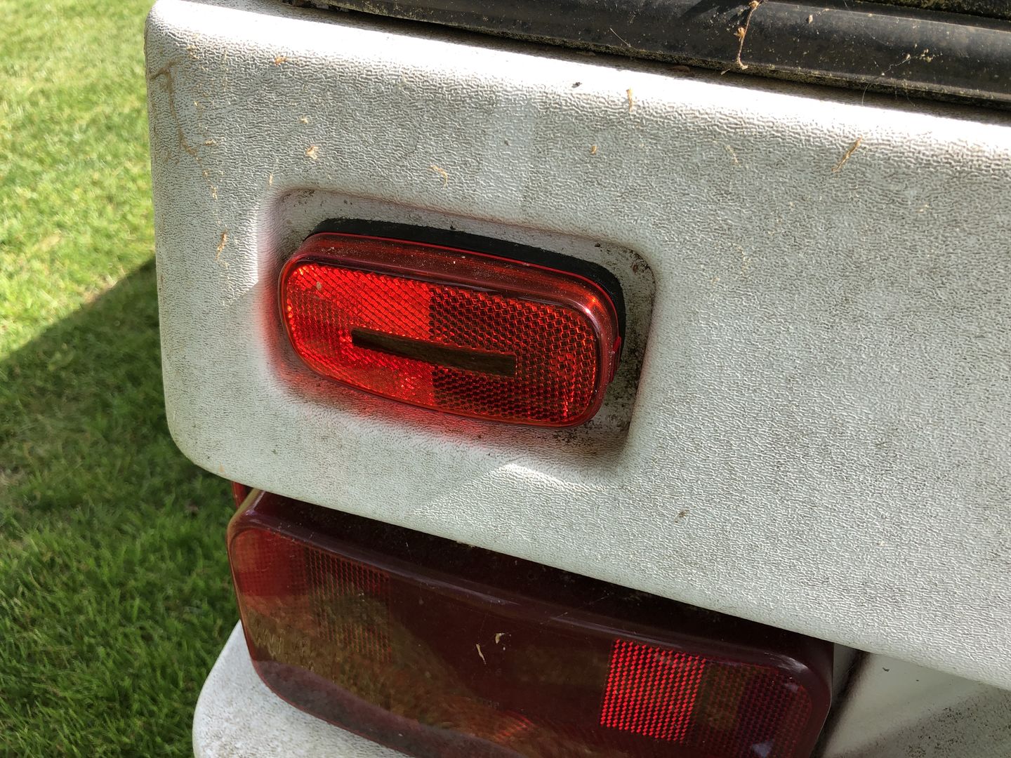 Customer photo review of Original Coleman Fleetwood Red Marker Lamp Lens