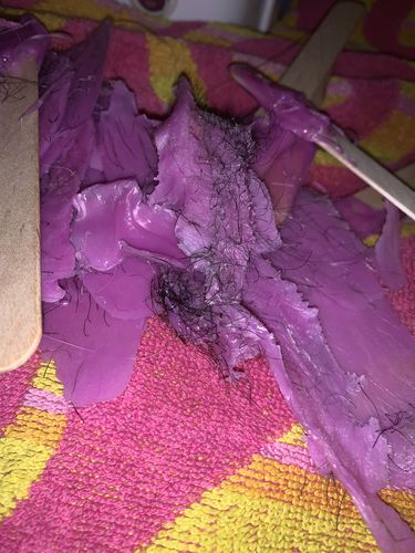 Customer photo review of At-Home Signature Series Hair Removal Wax