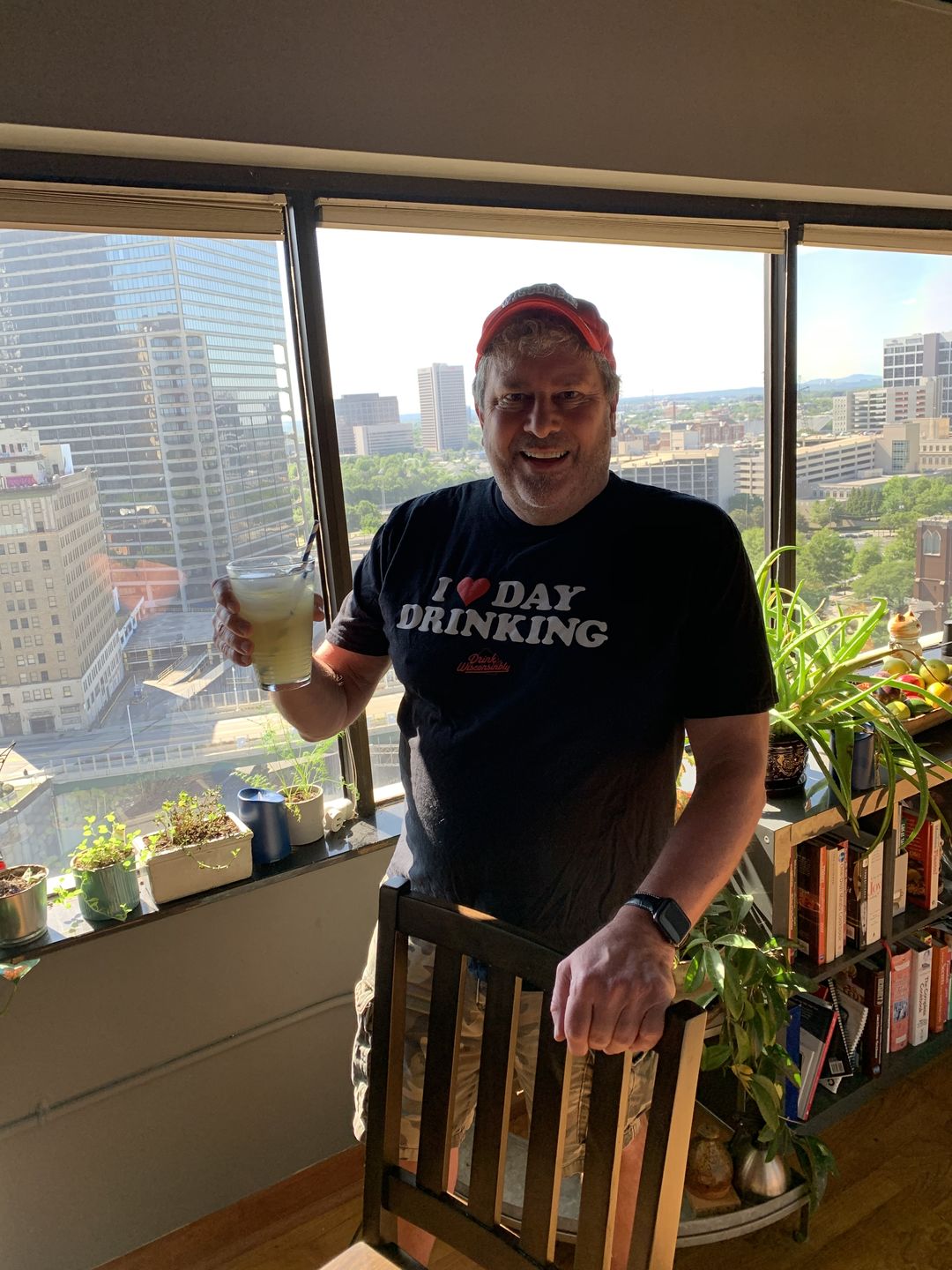 Customer photo review of "I Love Day Drinking" T-Shirt
