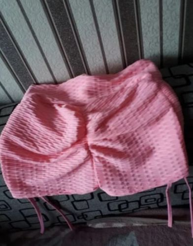 Customer photo review of GYMKARTEL® ANTI-CELLULITE AND PUSH UP SHORTS - PINK