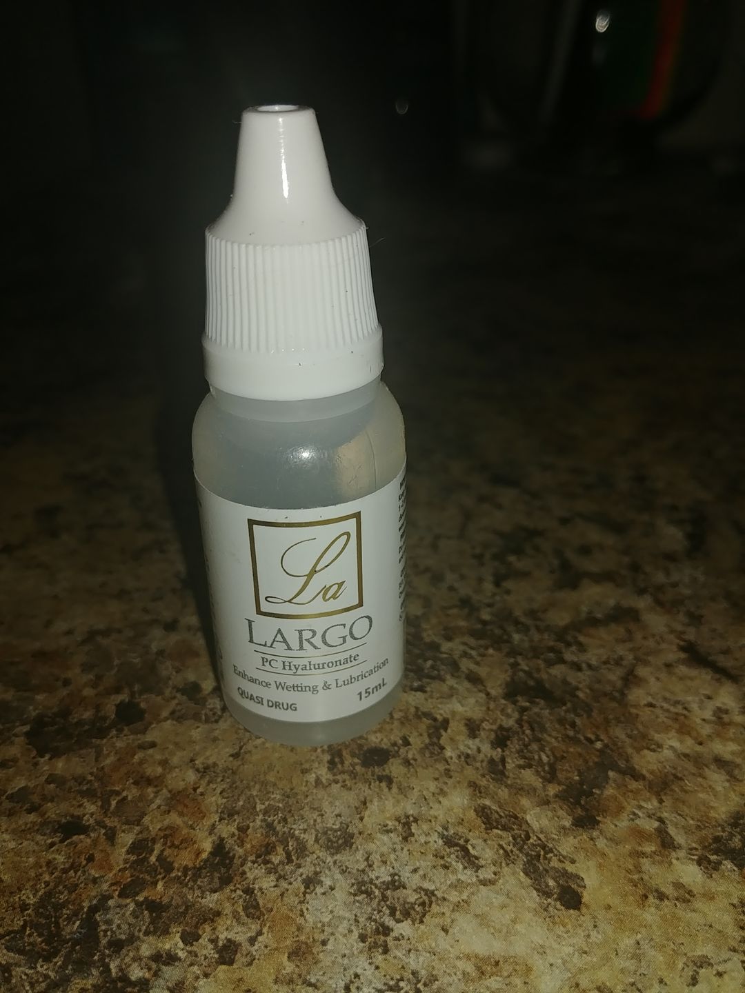 Customer photo review of Largo Contact Lens Solution 15ml