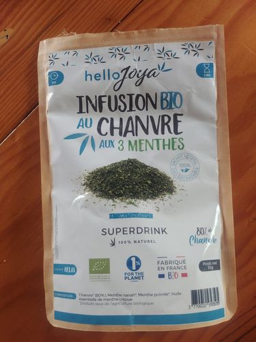 Customer photo review of Infusion Chanvre aux 3 menthes Bio - 30g