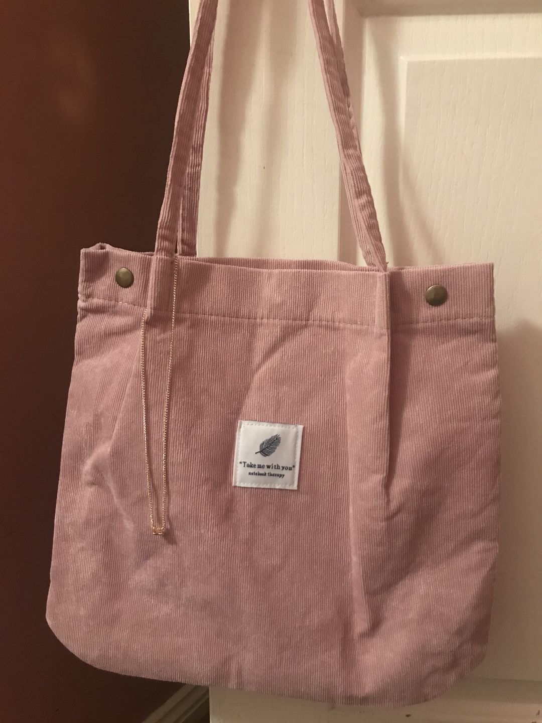 Customer photo review of Cord Tote Bag