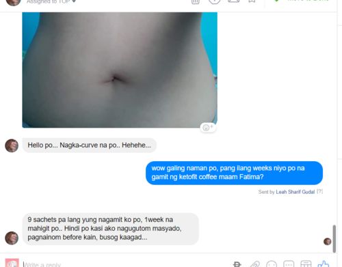 Customer photo review of KETOFIT  COFFEE (10 IN 1 SLIMMING COFFEE ) 2 BOXES /FREE SHIPPING