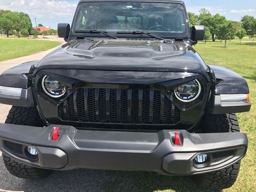 Customer photo review of Vader Grille w/ Mesh - Glossy Black (18-19 Wrangler JL)