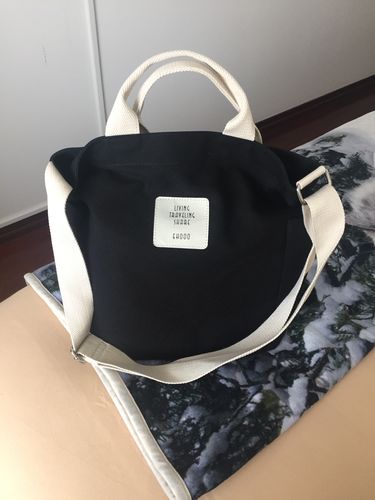 Customer photo review of Pastel Aesthetic Canvas Tote Bag