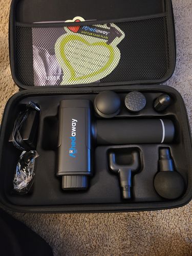 Customer photo review of Achedaway Percussion and Vibration Massager (Black)