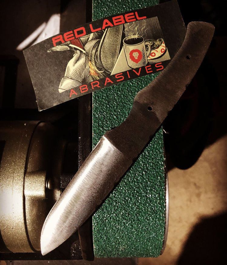 Customer photo review of 2 X 42 Inch Premium Zirconia Sanding Belts, 6 Pack