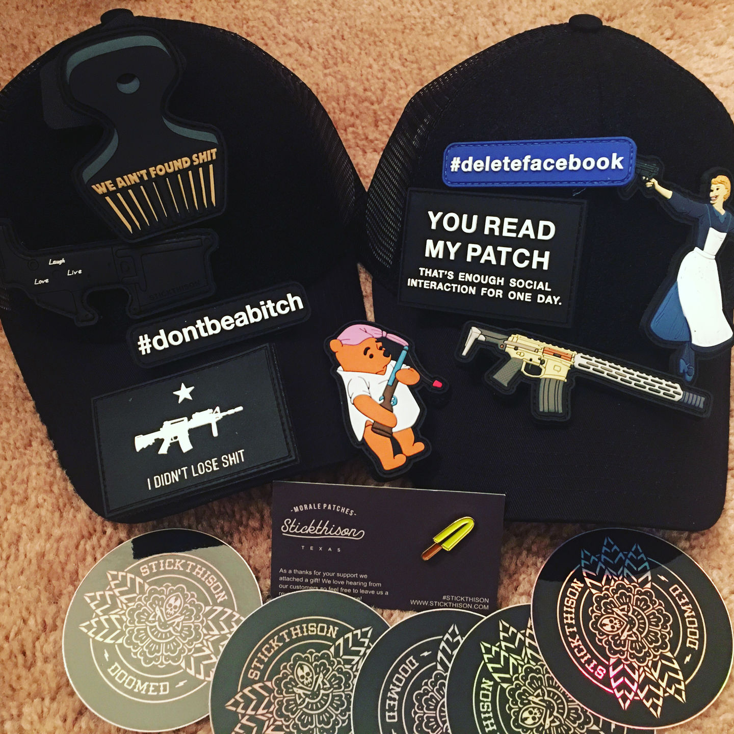 Customer photo review of Sound Of BRRRT Morale Patch