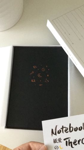 Customer photo review of Tsuki 'Night time' Limited Edition Bullet Journal ☾