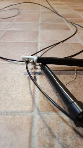 Customer photo review of Corde à sauter réglable