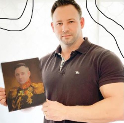 Customer photo review of The Veteran - Custom Canvas