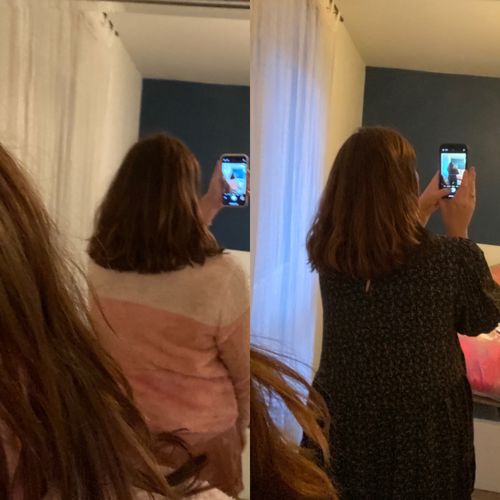 Customer photo review of Good Hair Vitamins - 1 mois