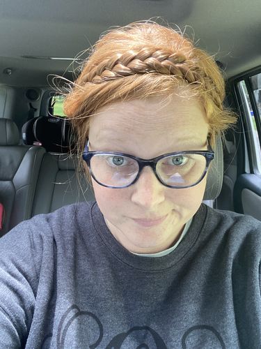 Customer photo review of Top Knot Ponytail Holder
