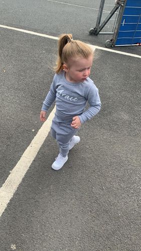Customer photo review of Personalised Roma Tracksuit (3m-12 Years) (MRK X)