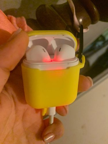 Customer photo review of HipCity Classic Silicone Airpod Case