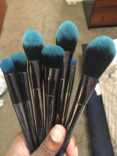 Customer photo review of Gradient Blue Brush Set